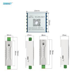 CAN-Ethernet/WIFI 프로토콜 변환기 CDSENET ECAN 시리즈 릴레이 DC8-28V RJ45 하트비트 등록 산업 표준