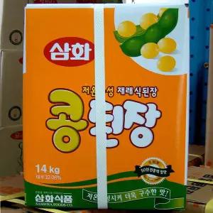 삼화 저온숙성 재래식 콩된장 14kg 업소용 대용량 삼화식품 145880