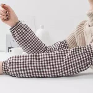 작업용토시 코튼 다용도 체크 팔토시 사무실 작업용 면팔토시 1P