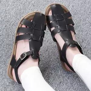 삼선 스트랩 샌들 글래디에이터 피셔맨 극세사 신발