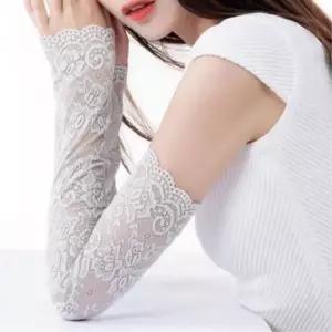 암워머 잔솔 여성 레이스 팔토시 운전 운전용 손 핸드