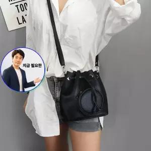 쌍문상회 지금 필요한 캐주얼 여성 코인 포켓 복조리 버킷백 숄더백 가방