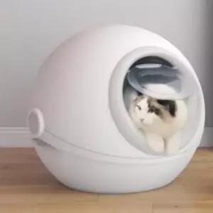 배변통 고양이 화장실 밀폐 냄새 차단 대형