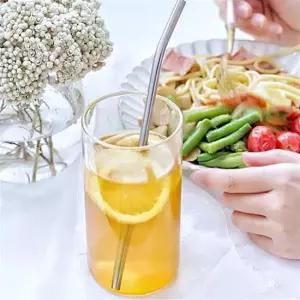 내열 350ml 쥬스컵 유리컵 투명 카페잔