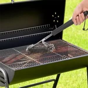 (색상 색상/그릴브러쉬)BBQ 그릴 청소솔 브러쉬 캠핑 석쇠 불판 세척 쇠솔_25329583