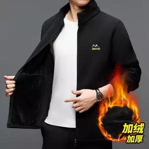 남자 아우터 점퍼 야상사파리 가을 야상 차이나넥 상의 바람막이 기모 보온 가디건 후드 플리스 코트 M스포