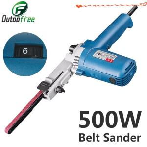 220V 500W 벨트 샌더 그라인더 앵글 머신 9x533mm 목재 금속 DIY 연마 기계
