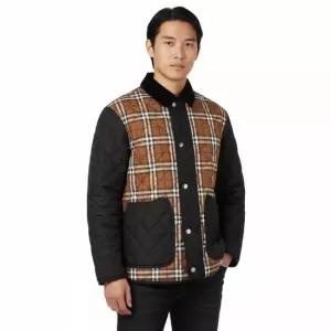 카드 8 추가버버리23FW 8070391 A9011 남성 빈티지 체크 퀼팅 자켓