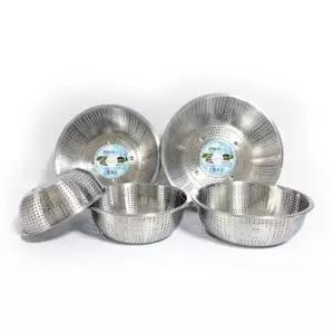 동무 스텐펀칭볼 1호(21cm) 채반 야채볼 타공볼 채반 스텐채반