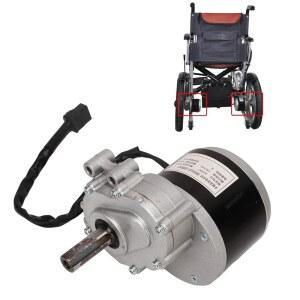 토피욘드 250W 24V 휠체어 모터, 고토크 브러시드 전동 전기 자전거 120rpm 교체용 기어 감속 DC 모터