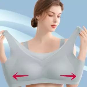 쿨링 심리스 브라 편한 패드 속옷 볼륨업 수면 얇은 볼륨업 편한브라 (WA60978)