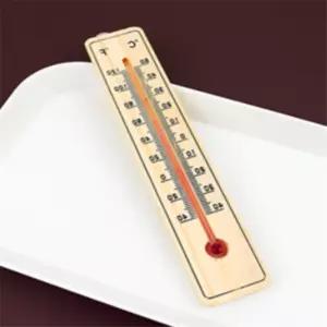 신라마켓 벽걸이 원목 온도계 화씨 섭씨 실내온도계