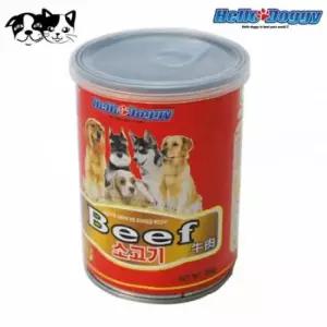 헬로도기 소고기 캔 400g (강아지 간식)