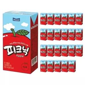 고품질 매일 피크닉 사과 200ml 24팩 (WA4332D)
