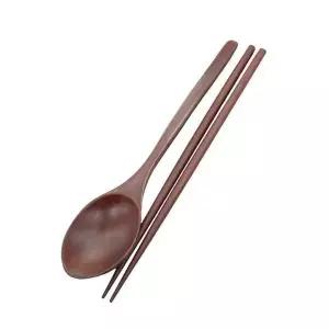 [콩심팥심]옻칠 나무 수저 약23cm
