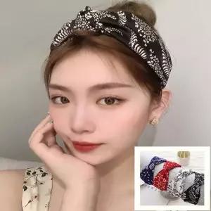 데일리연출 터번 매듭 머리 베이직 패턴 헤어악세사리