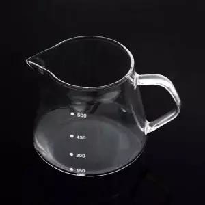 로하티 내열유리 커피서버(600ml)계량 핸드드립서버