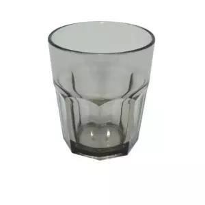 차콜 팔각컵 270mL 물 음료 식당 PC컵 물컵 플라스틱컵