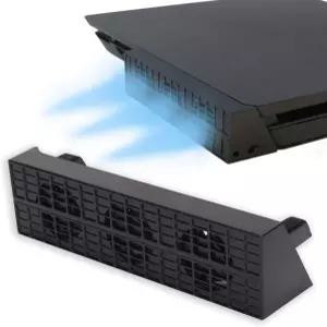 PS4 슬림용 Acogedor USB 호스트 냉각 팬 PlayStation 4 3개의 있는 외장 쿨러 자동 온도 센서 제어