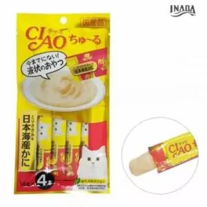 이나바 챠오츄루 닭가슴살 게살 14g (4p) (4SC-76) (고양이간식)