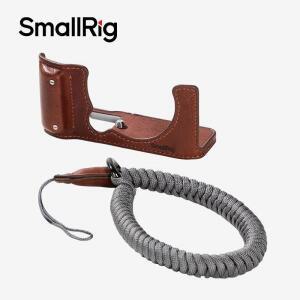 FUJIFILM X-M5 용 Smallrig 카메라 가죽 하프 케이스 키트 범용 땋은 손목 밴드 숄더 스트랩 엄지 그립 액