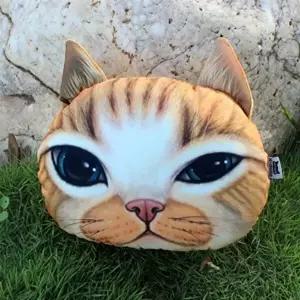 고품질 X-DOLLS 차량용 목쿠션 베개 XD112T엘로우냥이 헤드쿠션 자동차악세사리 W109CAC