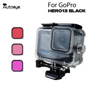 고프로 전용 충전기 GoPro Hero 13 12 블랙 방수 케이스 하우징 다이빙 보호 수중 커버 60M Go 9 10 11 Acc