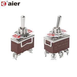 1PC 12V DC 30A 2 핀 SPST 토글 스위치 래칭/순간 켜짐 꺼짐 자동차 해양 보트-자동차 전기 액세서리