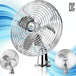 12V 24V용 에코 메탈 차량용 선풍기 8in 클립형
