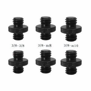 4pcs 범용 카메라 변환 나사 3/8 남성 M8 M10 삼각대 마운트 어댑터 사진 및 비디오
