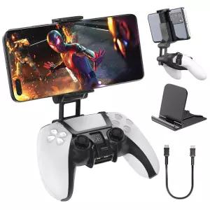 OIVO PS5 컨트롤러 휴대폰 마운트 클립 모바일 게임 스탠드 홀더 교체 PlayStation 5 듀얼센스 리모컨
