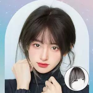 자연스러운 네추럴 앞머리 부분가발 헤어 패션 아이템 (HSJ-WFHEJEF)