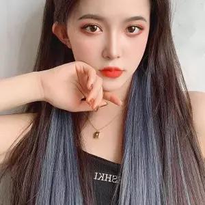 컬러 브릿지 헤어피스 6p 포인트 붙임머리 가발 (HSJ-WC3E73B)