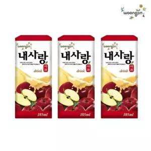 웅진내사랑 185ml 48팩 사과 (WB736FD)