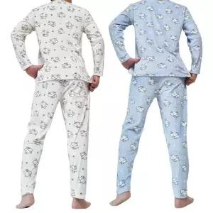 남성 여성 잠옷 세트 울트라 강아지 남녀공용 수면잠옷 겨울잠옷 극세사 (WD60000)