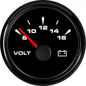 보트 요트 오토 모터 홈 트럭용 SAMDO 7 백라이트 유니버설 52mm 전압계 8-16V