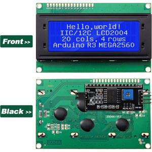 LED기판 LCD2004 2004 LCD 모듈 블루그린화이트 어댑터 20X4 화면 직렬 디스플레이 ARDUINO 문자 I2C IIC