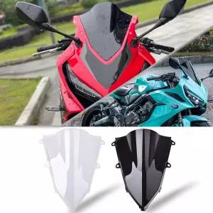 미드임탑 모터사이클 CBR 650R 윈드실드 페어링 스크린 조준경 바이저 디플렉터 2019-2024 블랙 스모크