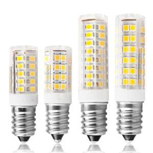 E14 LED 전구 미니 콘 7W 9W 12W 15W AC 220V 2835 SMD 360도 빔 각도 할로겐 샹들리에 조명 대체