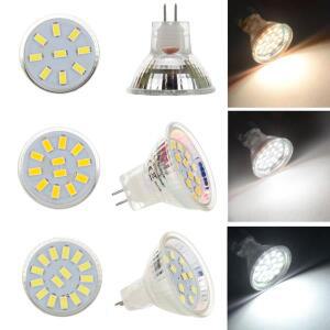 LED 전구 MR11 AC/DC12V 24V GU4 120LM 5730 SMD 따뜻한/차가운/중립 흰색 램프 할로겐 조명 교체