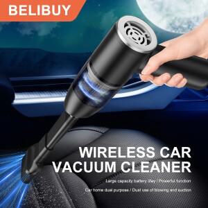 BELIBUY 자동차 진공 청소기 무선 휴대용 가정용 강력한 흡입 가전 소파 매트 카펫 매트 카펫 러그 기계