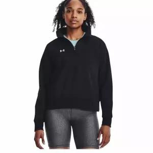 언더아머 UNDERARMOUR 여자 아노락 1379492-001 라이벌 플리스 12 집 운동 헬스 요가 필라테스 기능성 티셔