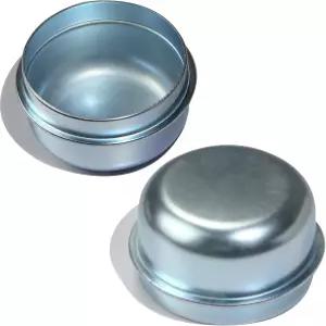 OZISENS 2pcs 1.98인치 트레일러 허브 더스트 캡 베어링 센터 교체 컵 그리스 최대 2000~3500Ib 보트