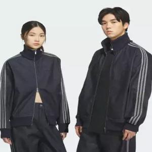 아디다스 데님 파이어버드 트랙탑 ATMOS - 인디고데님 K 29 트레이닝 집업재