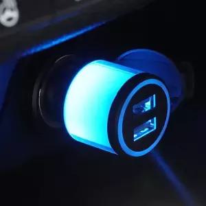 네온 무드등 고속충전기 시거잭 분위기 조명 USB 차량내부 야간 LED 컬러체인지
