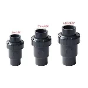 PVC 파이프 피팅 체크 시스템 32MM 25MM 밸브 E7CB 20MM 배관 DN20은
