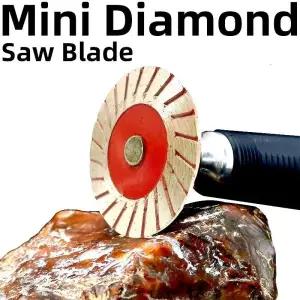 스레드 스톤 커팅 가있는 40mm 다이아몬드 미니 톱 블레이드 화강암 사암 콘크리트 레 조각 연삭 도구