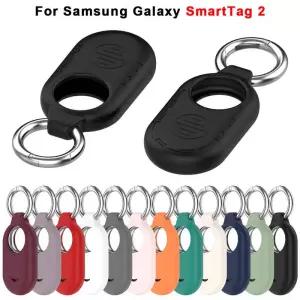 삼성 SmartTag 2 로케이터 케이스 키 체인 스마트 태그 소프트 실리콘 대한 분실 방지 커버 슬리브 보호