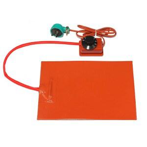110V 220V 실리콘 고무 가열 패드 전기 히터 플레이트 매트 접착 손잡이 온도 컨트롤러 조절기