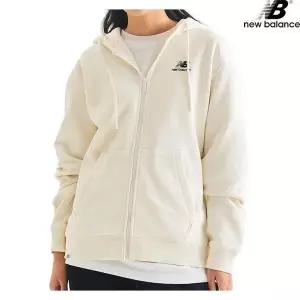[하프클럽/셀러허브_아웃도어]뉴발란스 NBMDD41013-IV 에센셜 기모 후드집업 남녀공용 후드집업 후드티